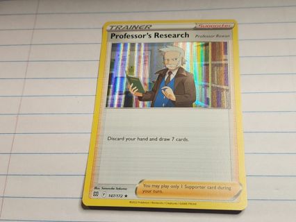 Pokemon Professor's Research 147/172 holo rare