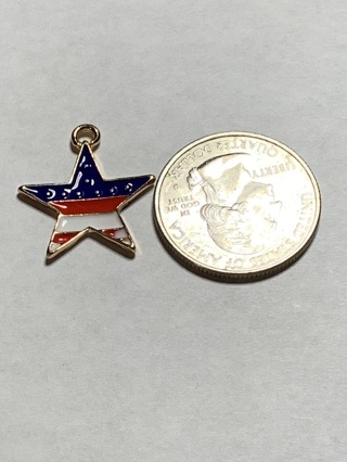 4TH OF JULY CHARM~#30~1 CHARM ONLY~FREE SHIPPING!