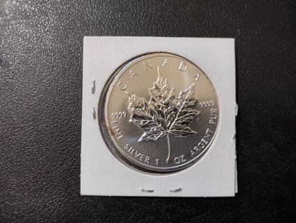 2011 Canada 1 oz .9999 Fine Silver Maple Leaf