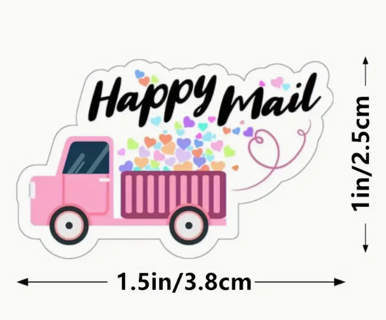 50 Happy Mail Stickers