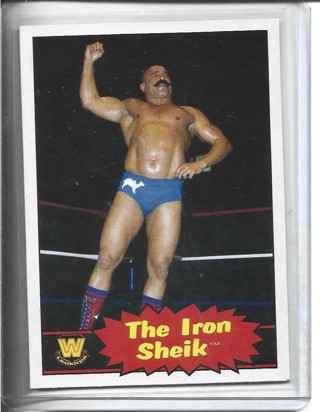 2012 Topps WWF/WWE The Iron Sheik Card #81