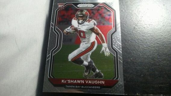 2020 PANINI PRIZM KE'SHAWN VAUGHNTAMPA BAY BUCCANEERS FOOTBALL CARD# 320