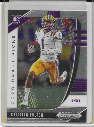 Kristian Fulton 2020 Prizm Draft #158 Rookie Card