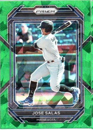 2023 Panini Prizm Jose Salas Green Ice