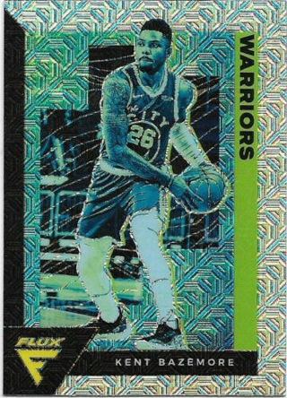 2020-21 FLUX KENT BAZEMORE SILVER MOJO PRIZM REFRACTOR CARD