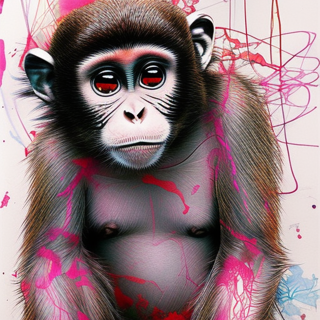 Listia Digital Collectible: 悲伤的猴子