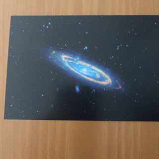 Andromeda and Satellite Galaxies Postcard 