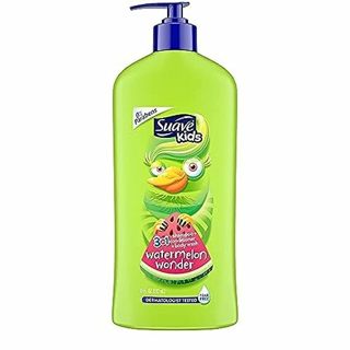 Suave Kids 3in1 Shampoo Conditioner Body Wash for a Tear-Free Shower or Bath Wacky Melon 18 oz