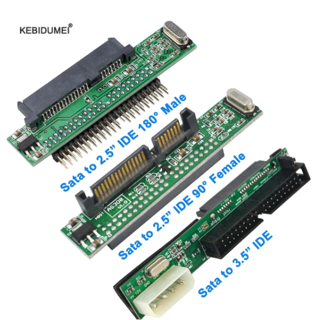 Sata to IDE Adapter 2.5 Sata Female to 3.5 IDE Male Converter 40 PIN Port 1.5Gbs 2.5 to 3.5 IDE