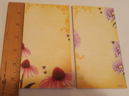 2 Floral Notepads