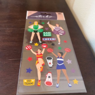 Sticko cheerleader stickers 