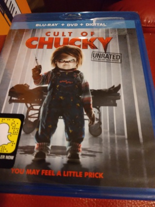 Cult of Chucky B/R+ DVD Factory Sealed 