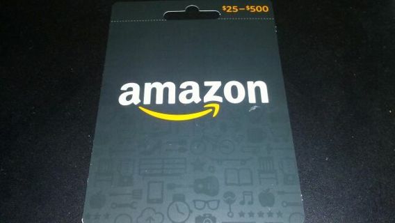 $125 AMAZON GIFT CARD. DIGITAL DELIVERY. WINNER GETS THE GIFT CODE.
