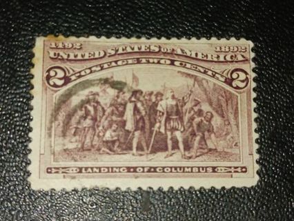 Rare 1893 US 2 cent Postage stamp