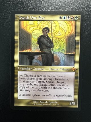 Garth One-Eye MTG Modern Horizons 2 MH2 Retro Frame Mythic Rare Lightly Played Card 