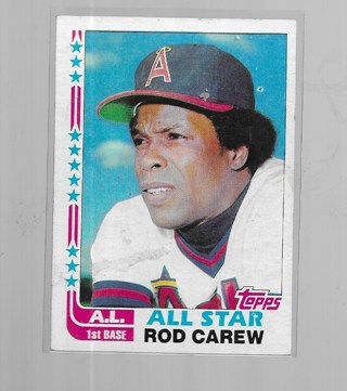 1982 TOPPS ROD CAREW #547 (HOF)