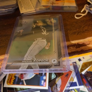 2015 bowman platinum Michael kopech baseball card 