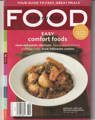 Soft Covered Recipe Book: Every Day Food: Easy Comfort Foods