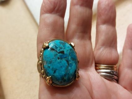 Barse Turquoise Ring Size 8 new