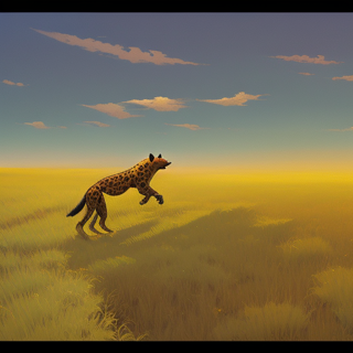 Listia Digital Collectible: A Playful Hyena