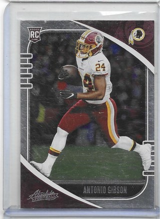 Antonion Gibson 2020 Absolute #109 Rookie Card