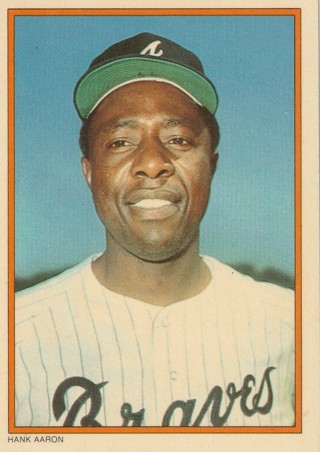 1985 Topps Circle K All Time Home Run Kings #1 Hank Aaron