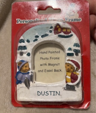 Personalized Christmas Photo Frame (Dustin)