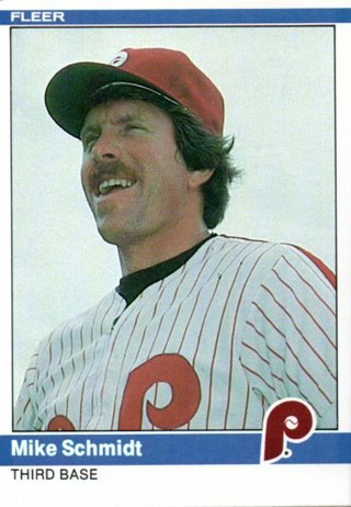 1984 Fleer Mike Schmidt #48