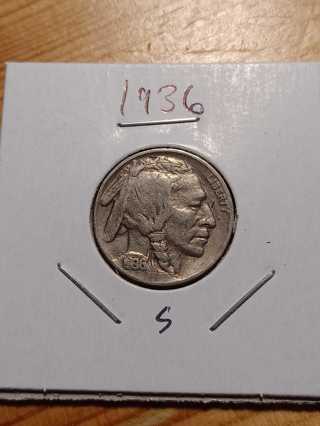 1936 Buffalo Nickel! 5.0