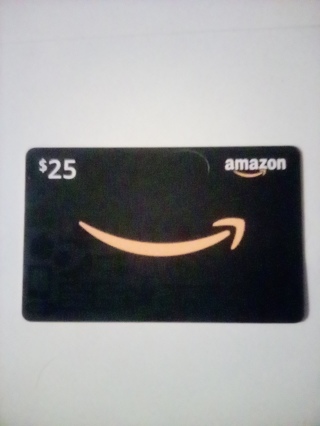 Amazon e-gift card for $25.00