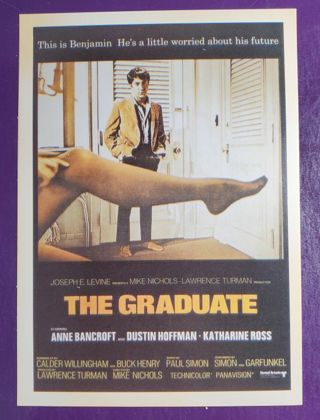 " The Graduate " Postcard-Dustin Hoffman