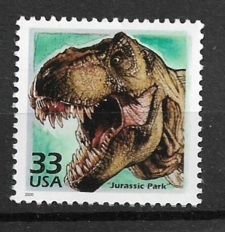 2000 Sc3191k Celebrate the Century: 1990's Jurassic Park MNH