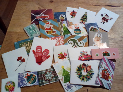 25 Mini Christmas Tags