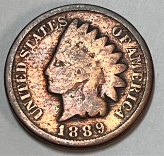 1889 INDIAN HEAD CENT 