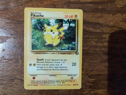 Pokemon Jungle Set Pikachu 60/64 #3