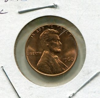 1960 P Large Date Variety Lincoln Cent-B.U.