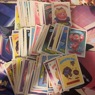1986 Garbage Pail Kids lot 131 sticker cards 