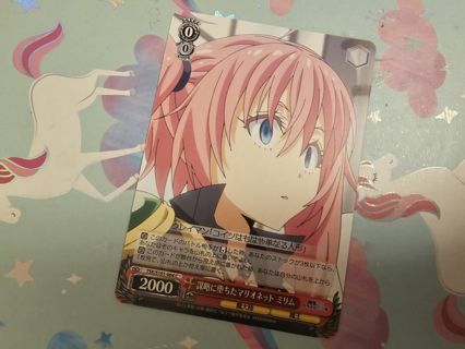 Anime weiss schwarz card