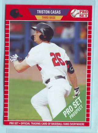 2021 Leaf Pro Set Triston Casas Baseball Card # PS18 Red Sox