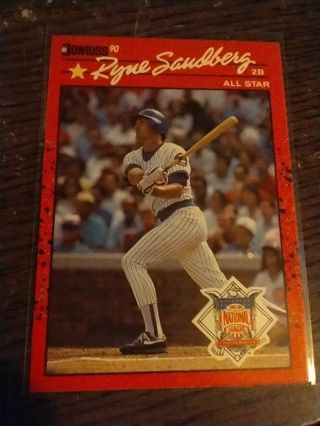 Ryne Sandberg Cubs All Star Donruss 90