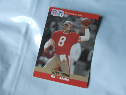 1990 Steve Young San Francisco 49ers Pro Set Card #645 Hall of Famer