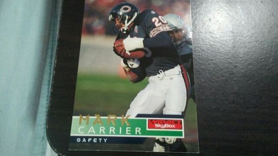 1995 SKYBOX IMPACT MARK CARRIER CHICAGO BEARS FOOTBALL CATD# 19