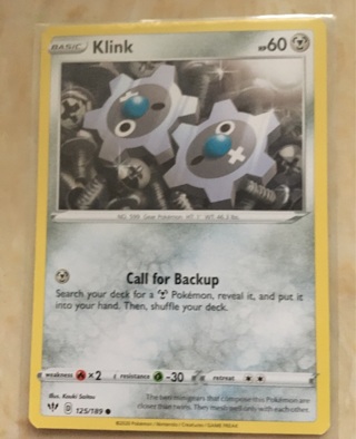 Pokémon Klink 2020 125/189