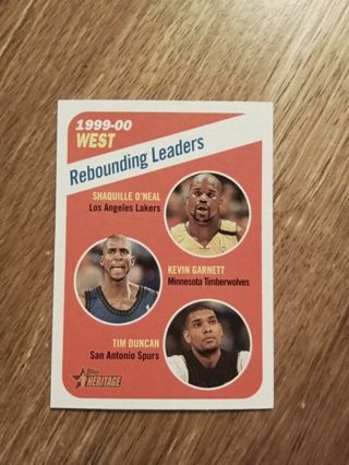 Topps- O'Neal/Garnett/Duncan