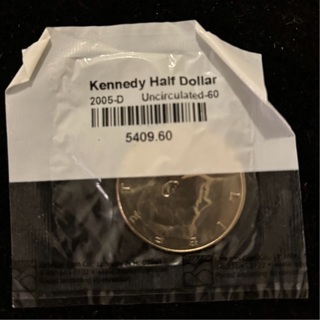 2005 D Denver Kennedy Half Dollar Coin Uncirculated 60