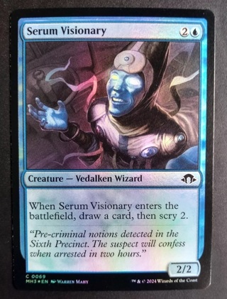 MTG Modern Horizons 3 - Serum Visionary - Foil