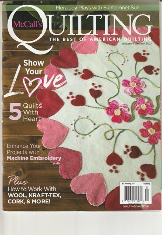 Quilting Magazine: McCall's Quilting: Jan/Feb 2021