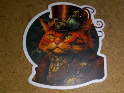 Cat one big vinyl sticker no refunds regular mail only Very nice quality!