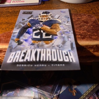 2020 panini score breakthrough derrick henry football card 