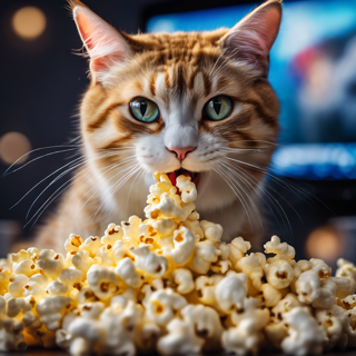 Listia Digital Collectible: Popcorn Cat